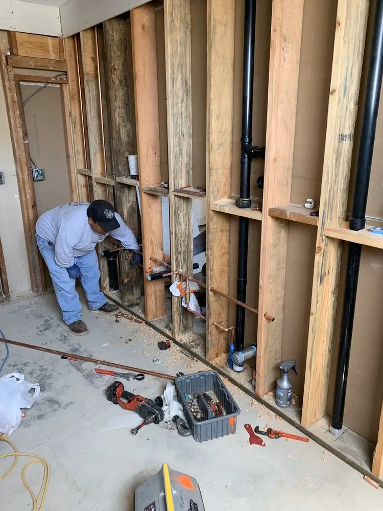 Commercial rough-in plumbing for Gas Line Repair in Spout Spring Crossroads